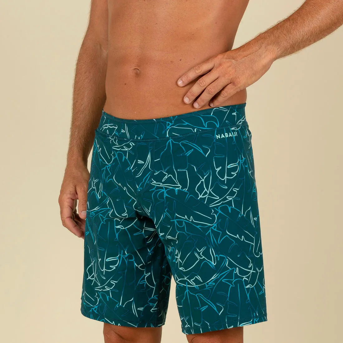 100 LONG MEN'S SWIMMING SHORTS