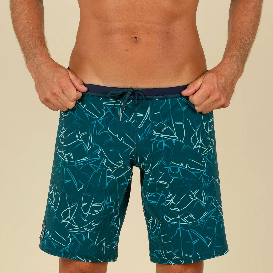 100 LONG MEN'S SWIMMING SHORTS