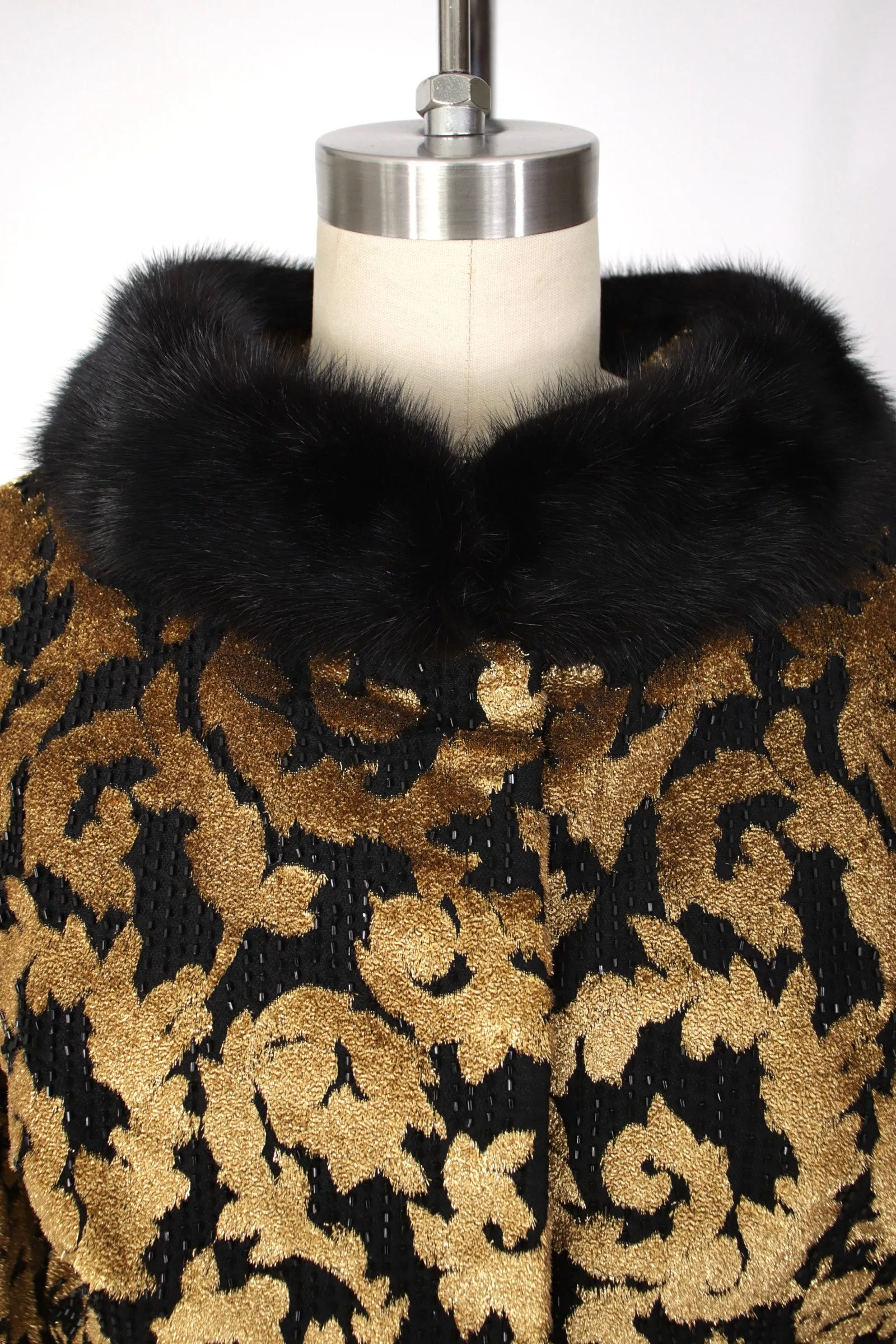 1960s Jean Louis Mink-Trimmed Jacket