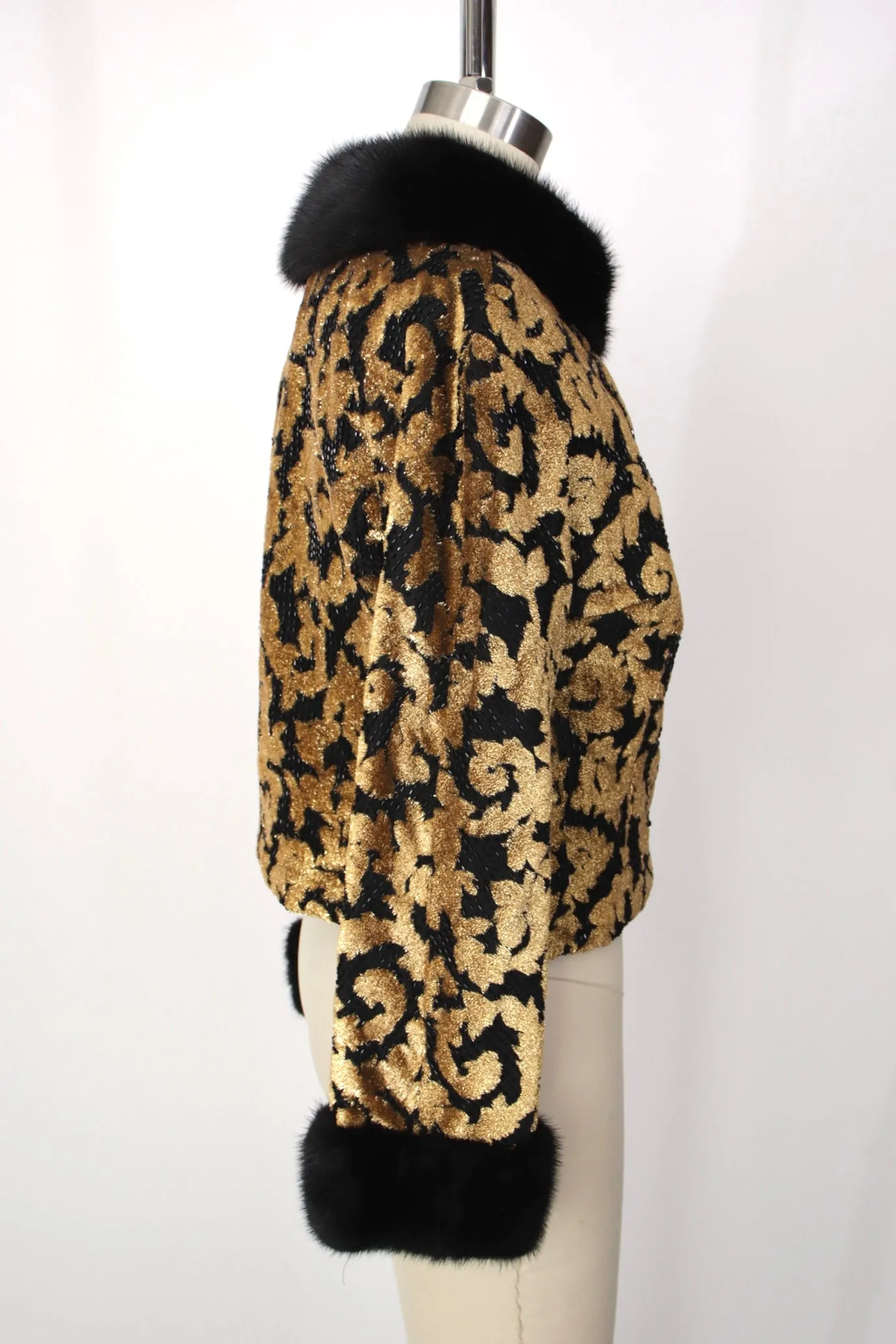 1960s Jean Louis Mink-Trimmed Jacket