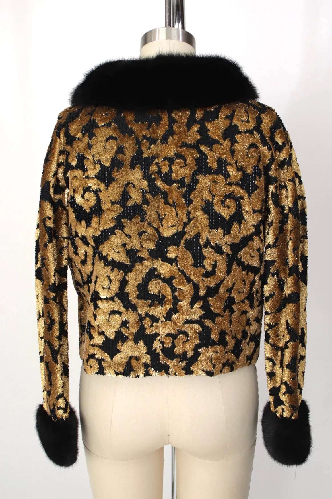 1960s Jean Louis Mink-Trimmed Jacket