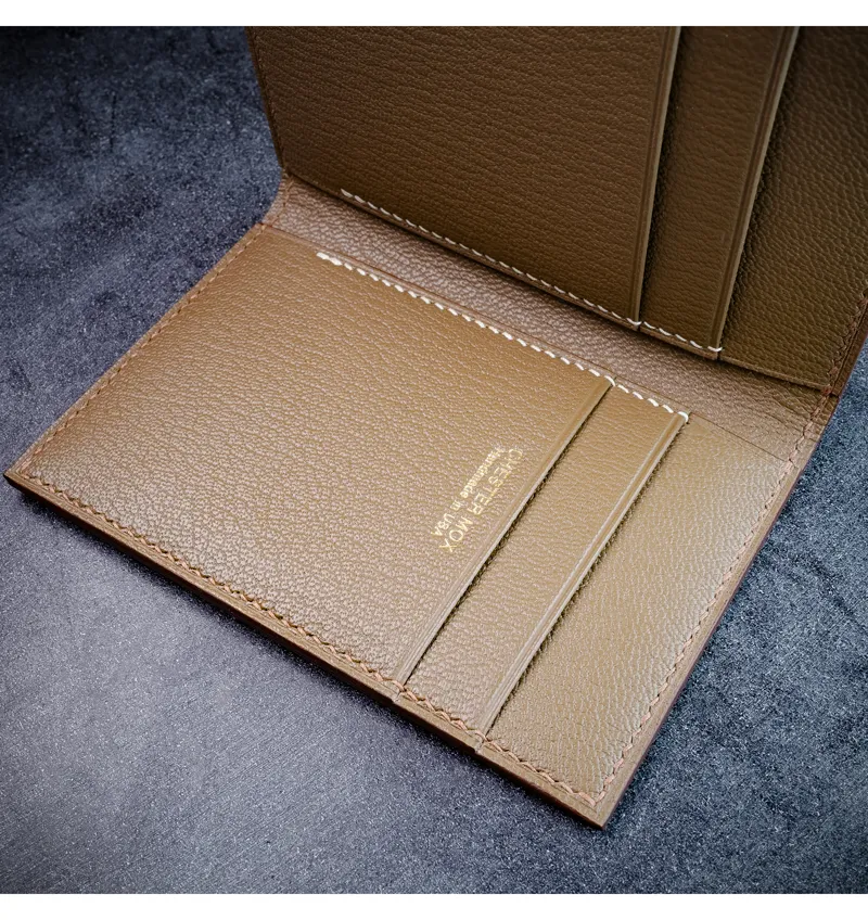 #54 Waprolux Calf Compact Bifold Wallet