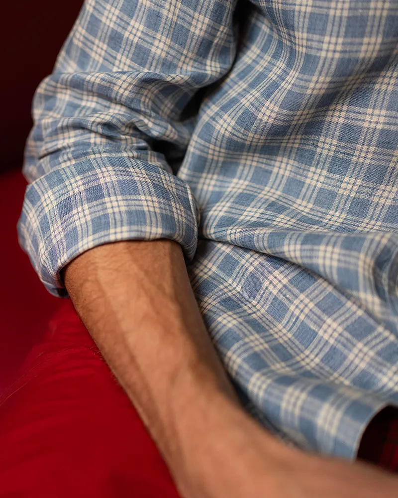 Almeda Linen Plaid