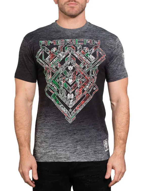 American Fighter  Ramblewood Short Sleeve Tee T-Shirt - Black