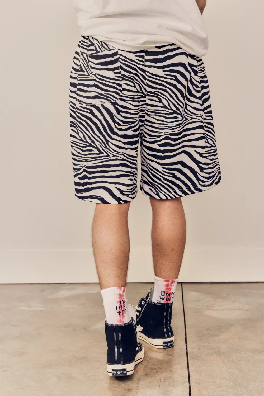 Animal Printed Cozy Short Pants