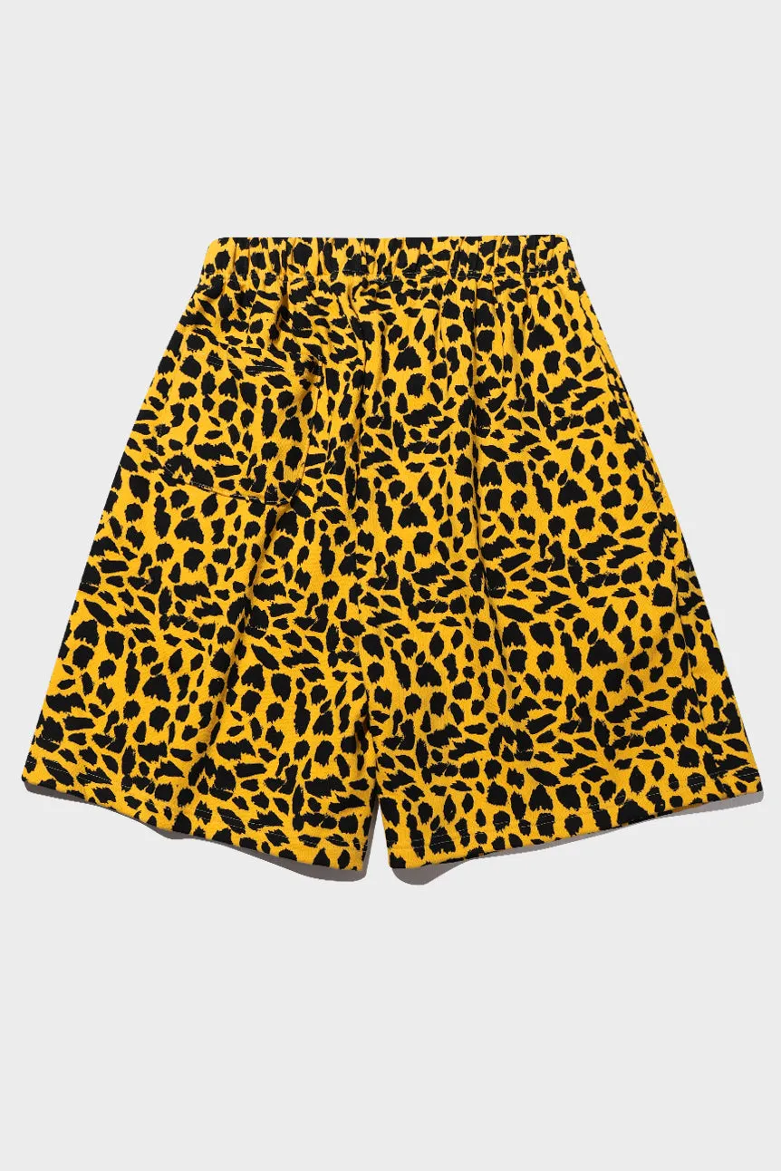 Animal Printed Cozy Short Pants