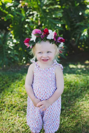 Baby Girl Romper | Confetti Print
