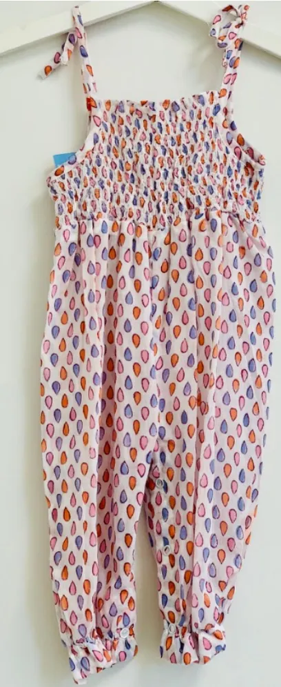 Baby Girl Romper | Confetti Print