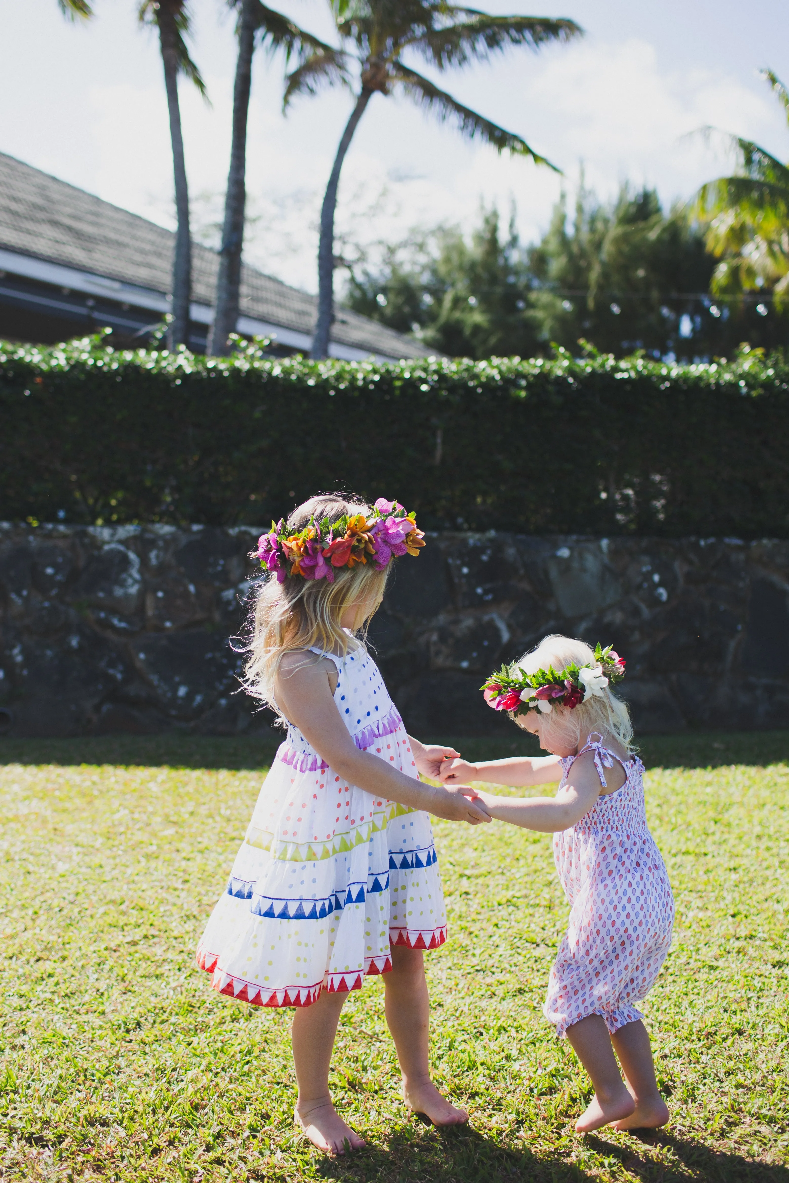 Baby Girl Romper | Confetti Print
