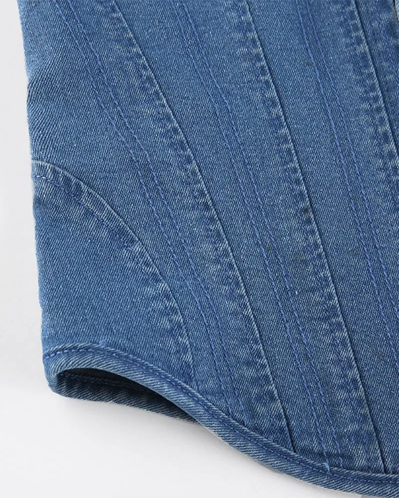 Bali Denim Corset Top