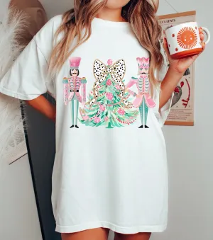 Bella Canvas or Comfort Colors Christmas Nutcracker Christmas Tree Tee/ Youth and Adult Sizes