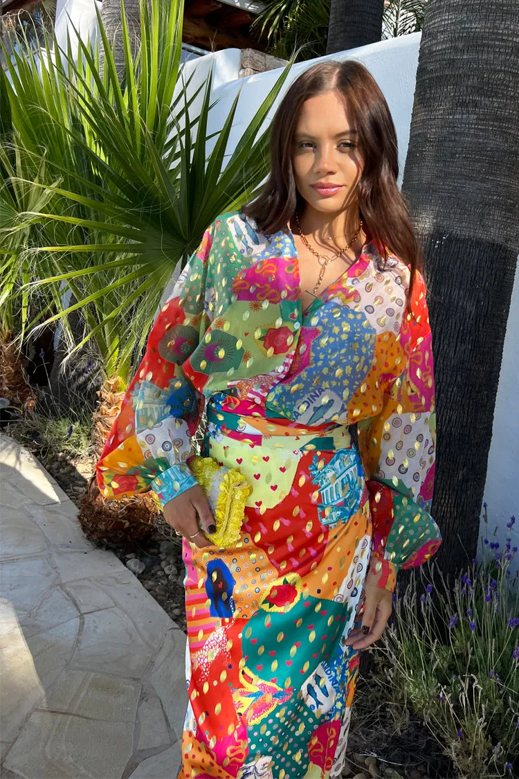 Bizarre Printed Oversized Shirt