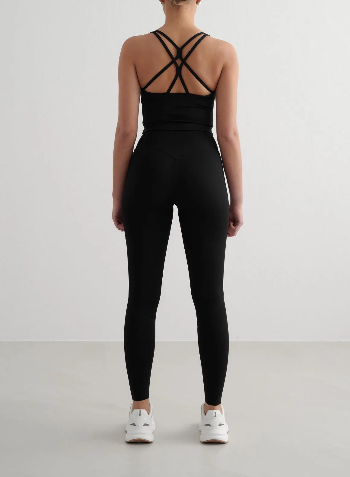 Black Sculpting Strappy Bralette
