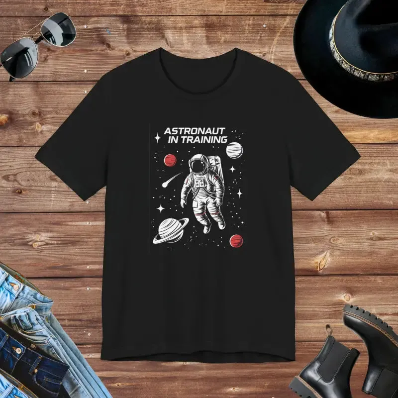 Blast off Astronaut Space Unisex Jersey Tee