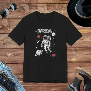 Blast off Astronaut Space Unisex Jersey Tee