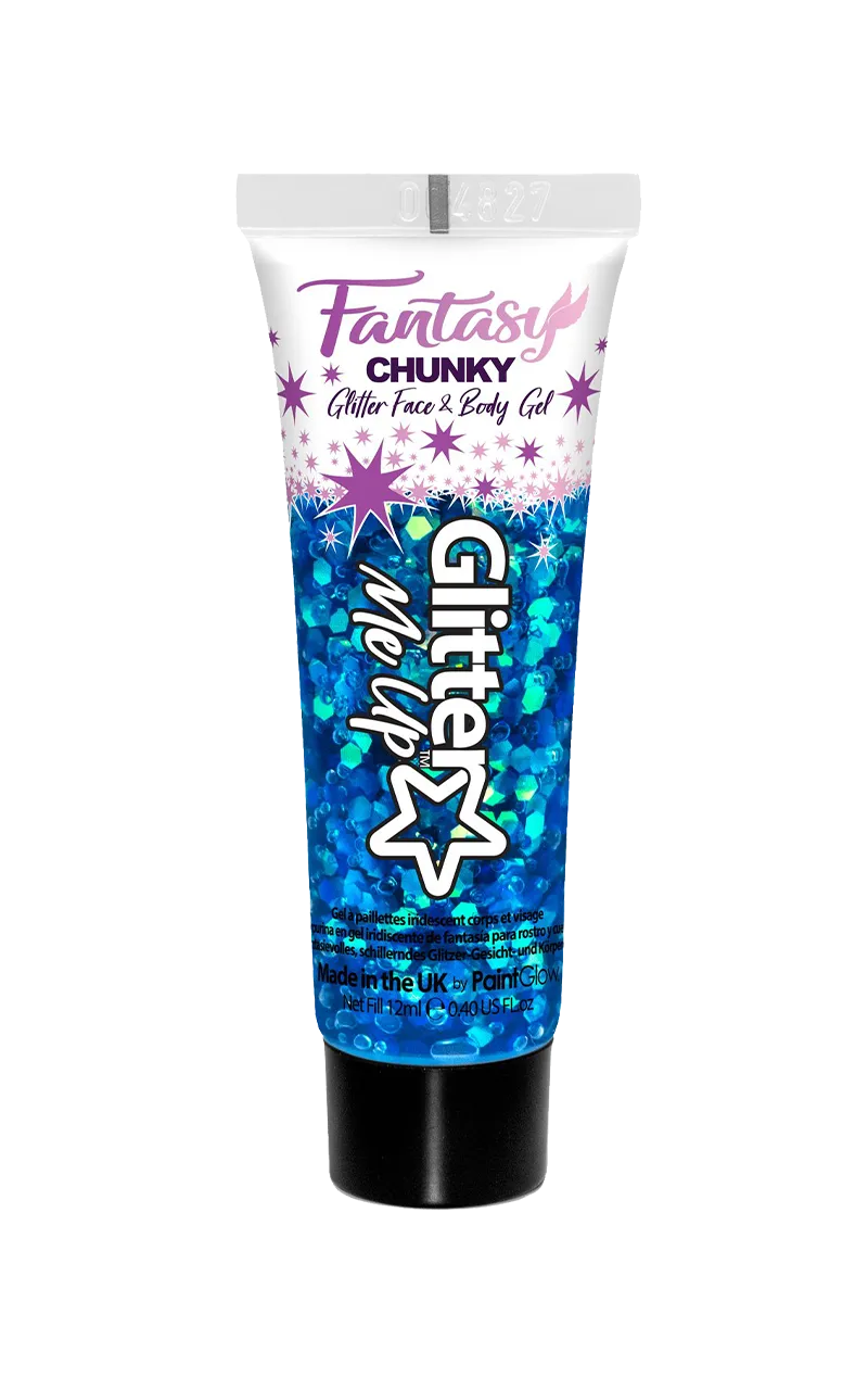Blue Fantasy Chunky Glitter Gel