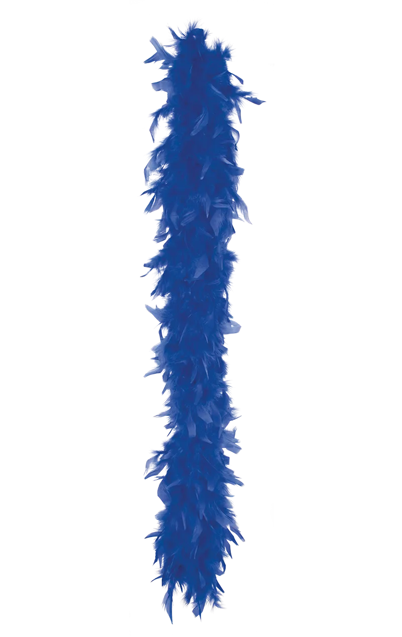 Blue Feather Boa