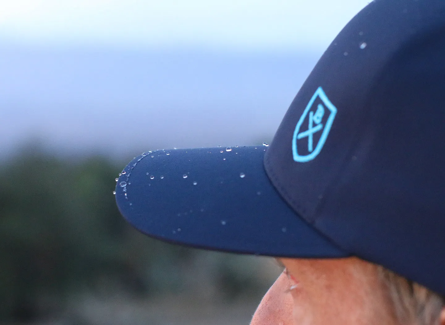 Bluesmiths Logo Delta Water Repellent Cap