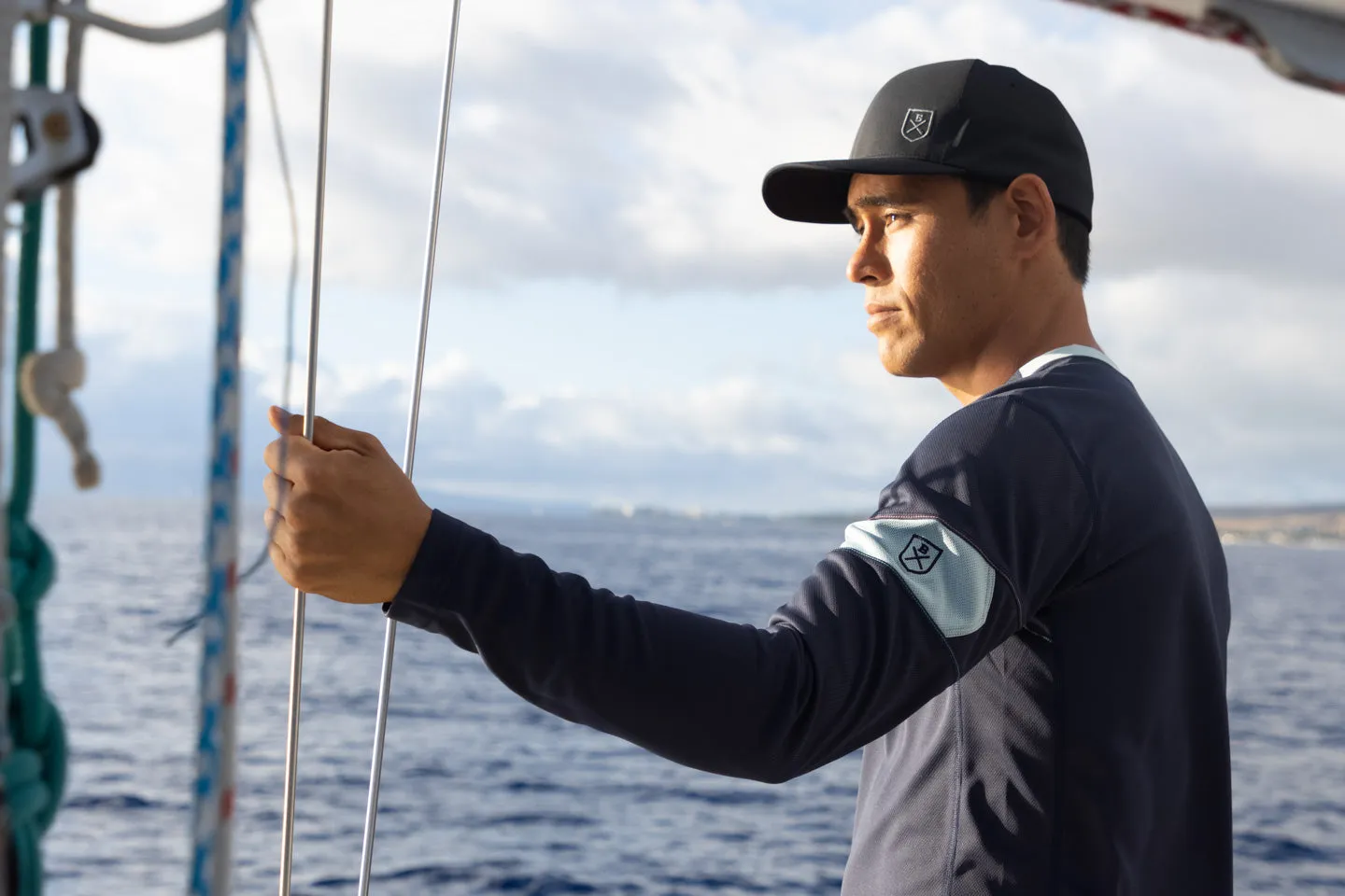 Bluesmiths Logo Delta Water Repellent Cap