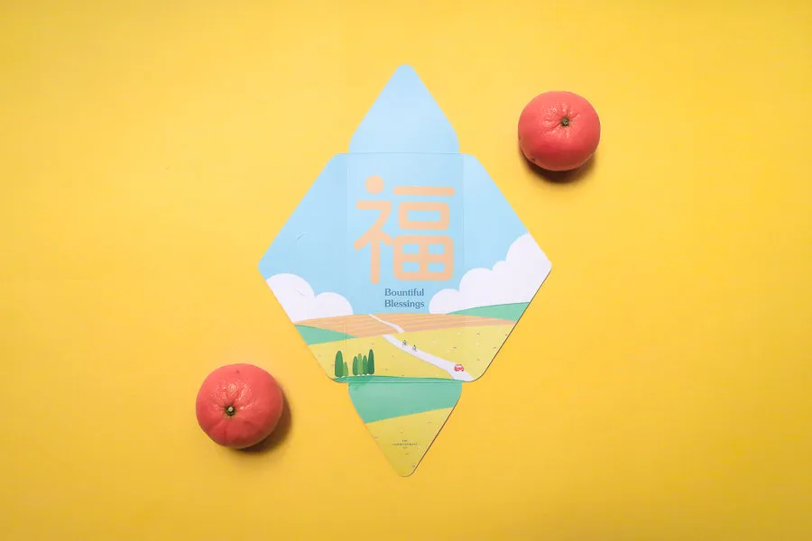 Bountiful Blessings Designer Ang Bao / Wall Decoration {Red Packet}