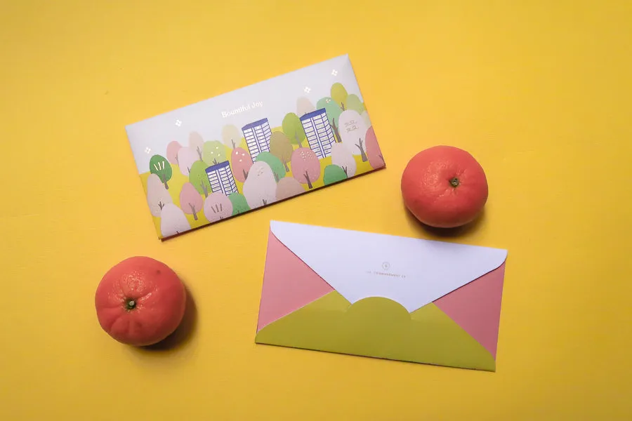 Bountiful Blessings Designer Ang Bao / Wall Decoration {Red Packet}