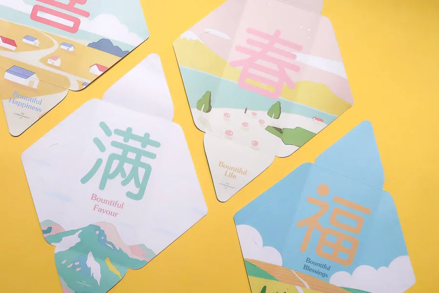 Bountiful Blessings Designer Ang Bao / Wall Decoration {Red Packet}