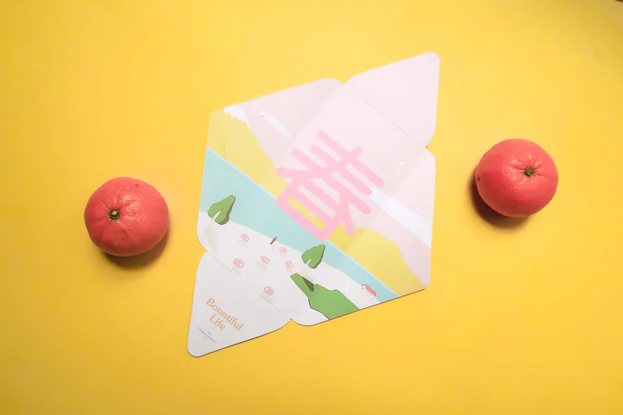 Bountiful Blessings Designer Ang Bao / Wall Decoration {Red Packet}