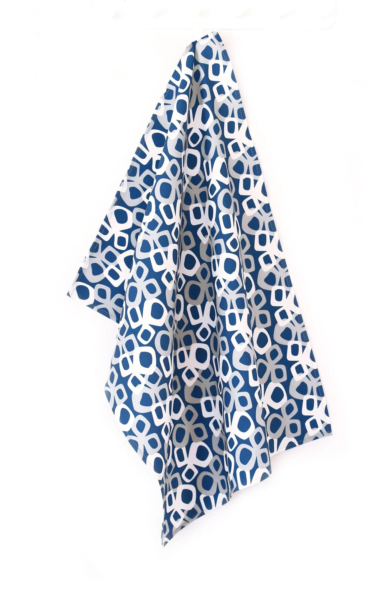 Bow Linen Cotton Tea Towel (18.5x25) – Ice