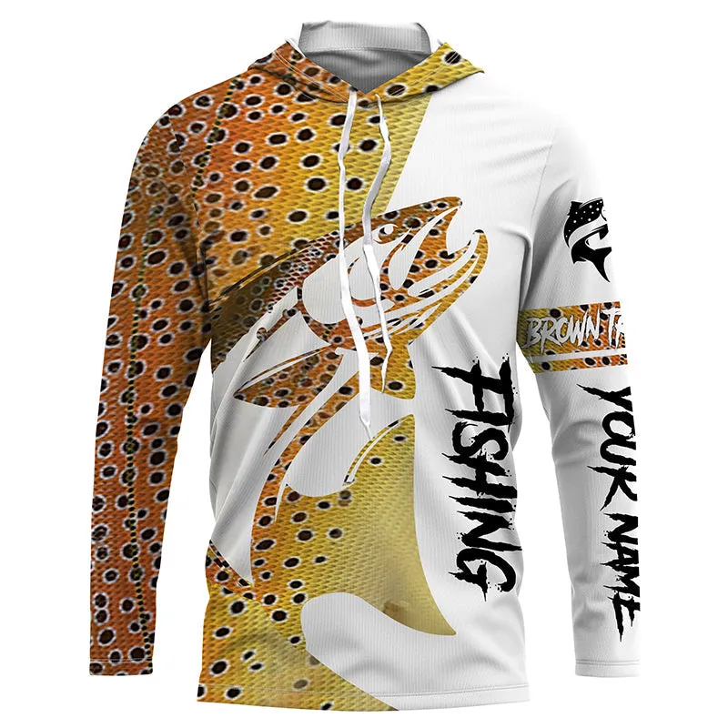 Brown Trout Fishing skin fish Personalized 3D All Over Printed Apparel TTS0644