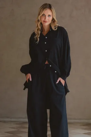 Calin Oversized Long Sleeve Shirt by Bali ELF