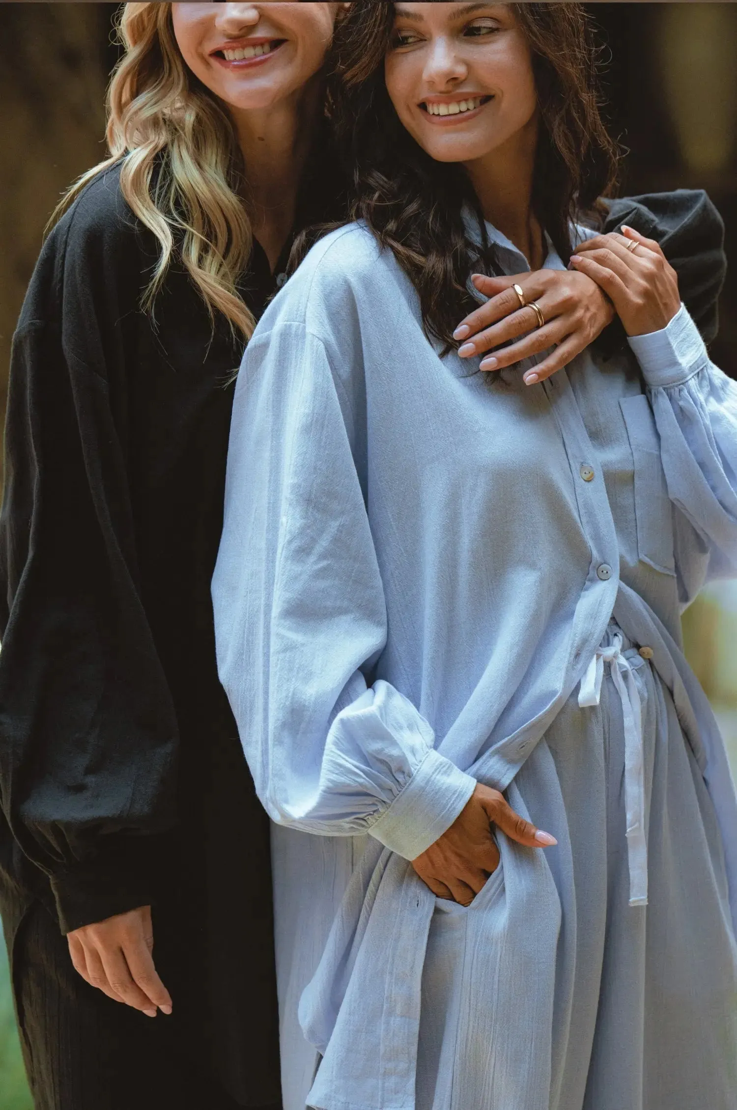 Calin Oversized Long Sleeve Shirt by Bali ELF