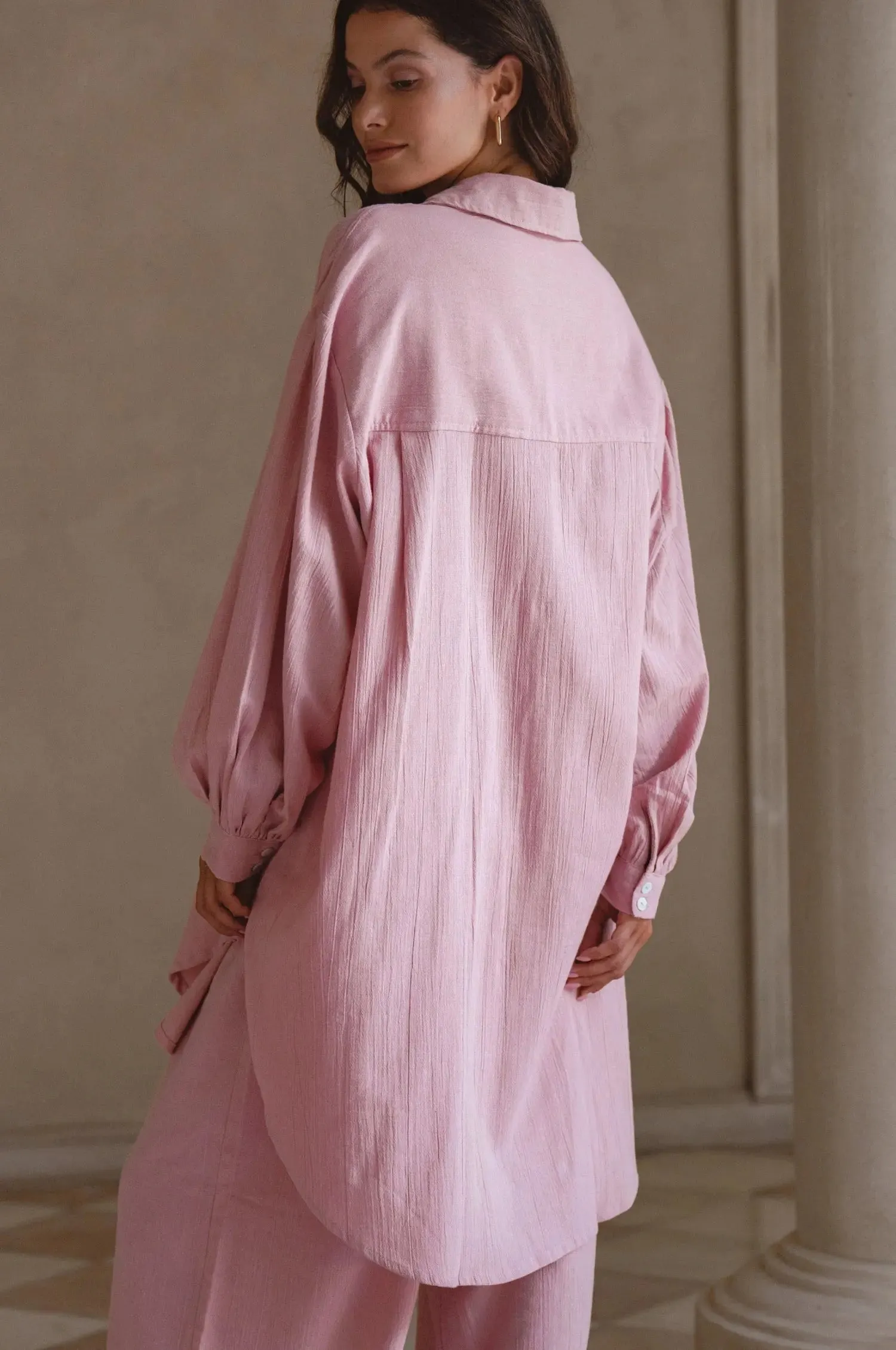 Calin Oversized Long Sleeve Shirt by Bali ELF