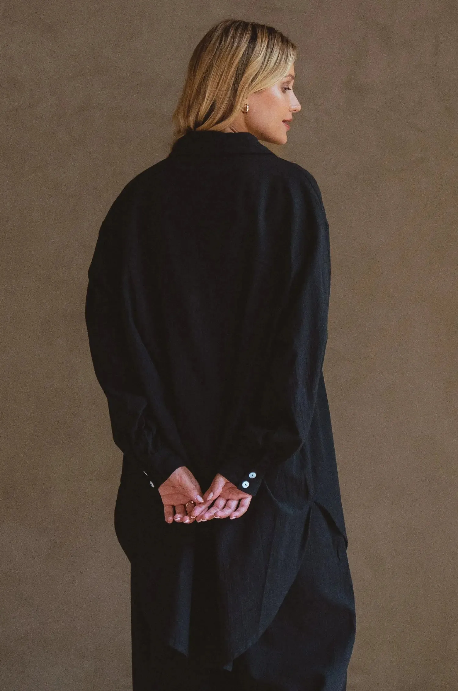 Calin Oversized Long Sleeve Shirt by Bali ELF