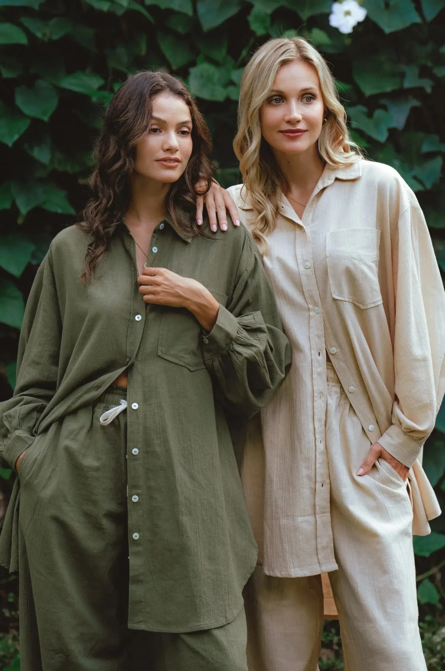 Calin Oversized Long Sleeve Shirt by Bali ELF