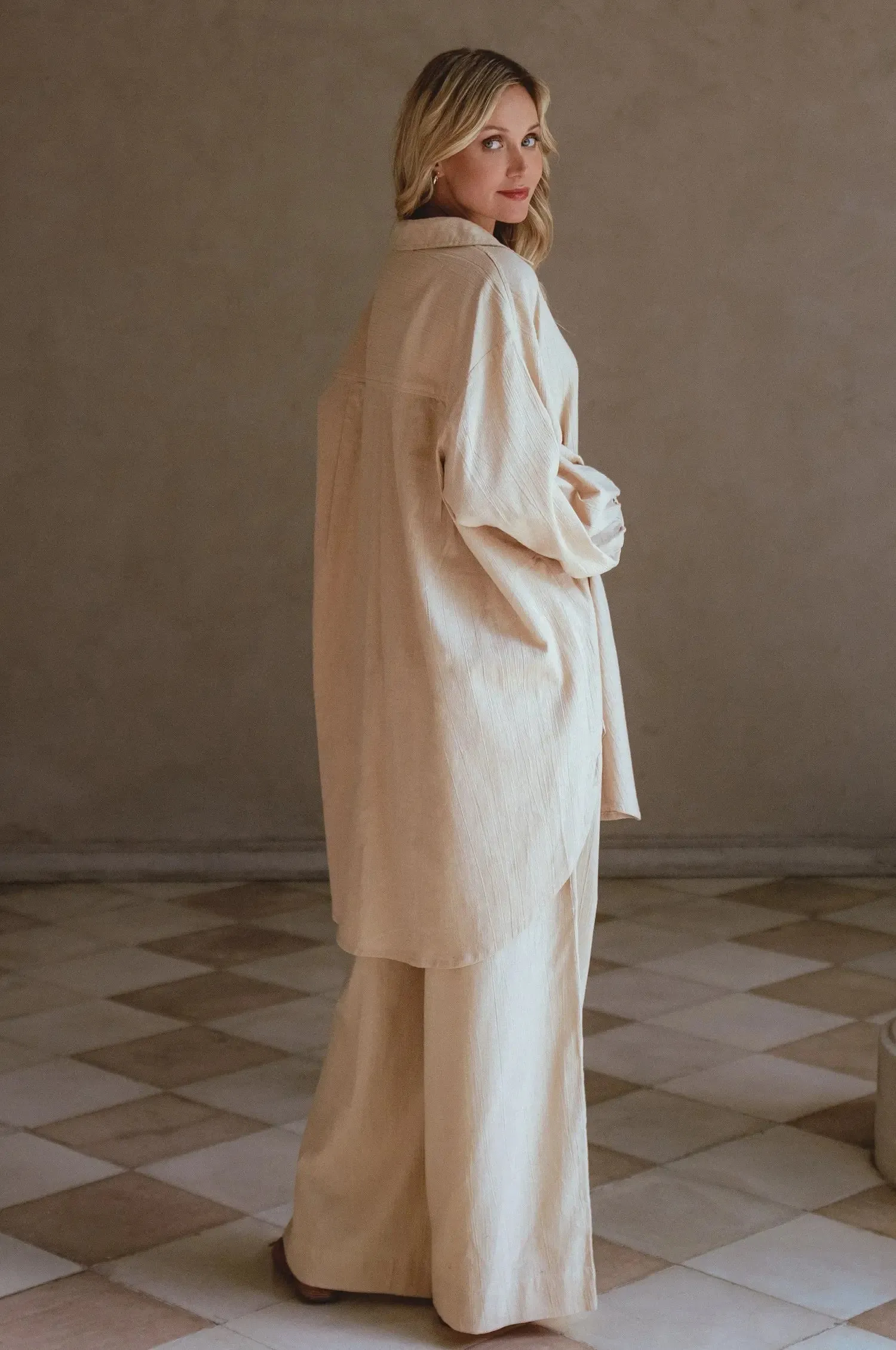 Calin Oversized Long Sleeve Shirt by Bali ELF