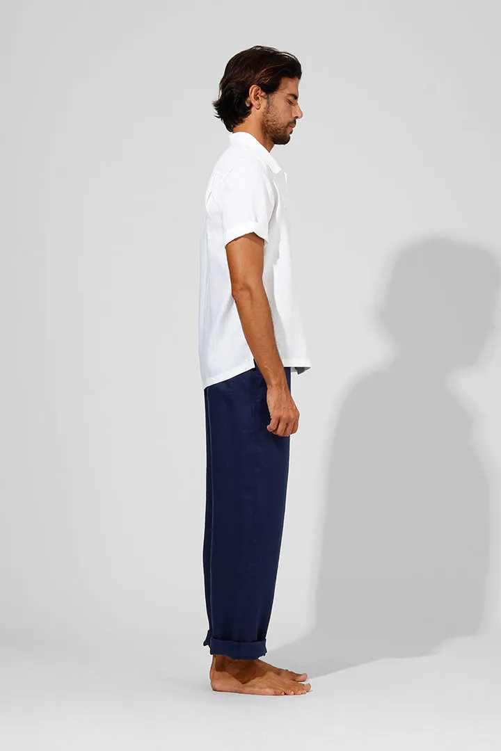 Camp - Classic Short Sleeve Linen Shirt