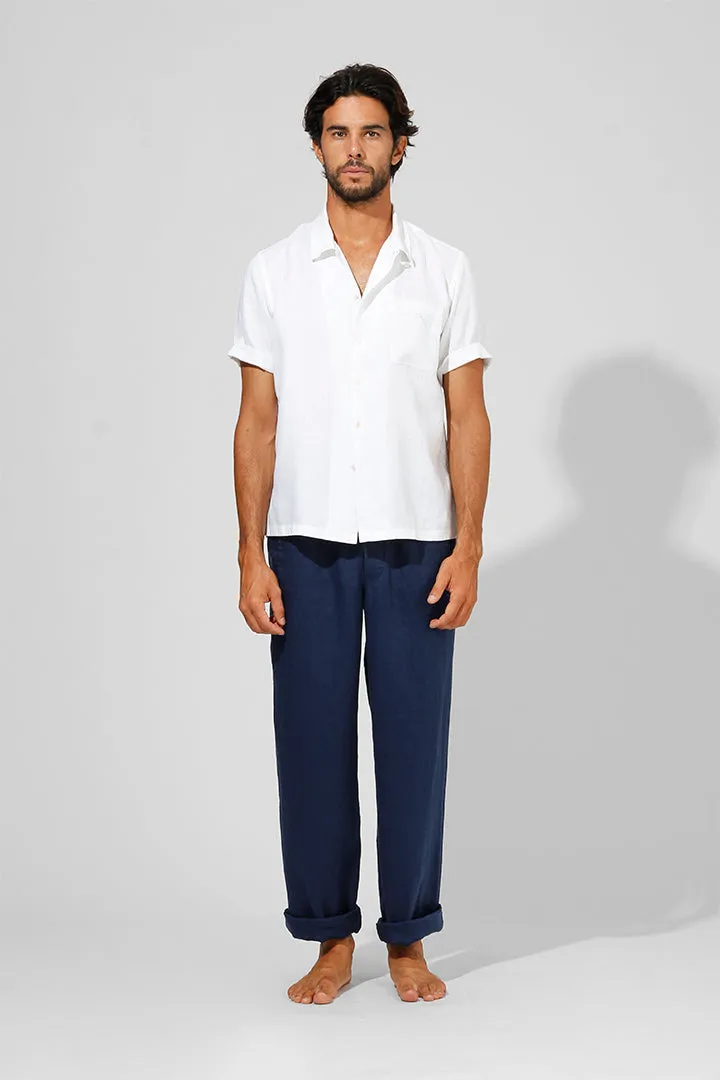 Camp - Classic Short Sleeve Linen Shirt
