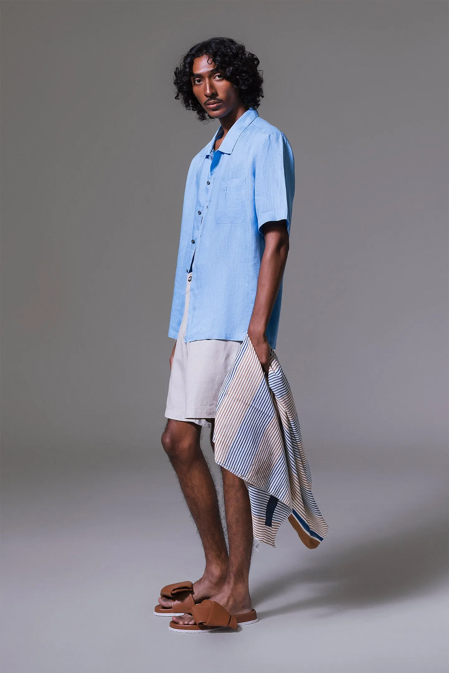 Camp - Classic Short Sleeve Linen Shirt