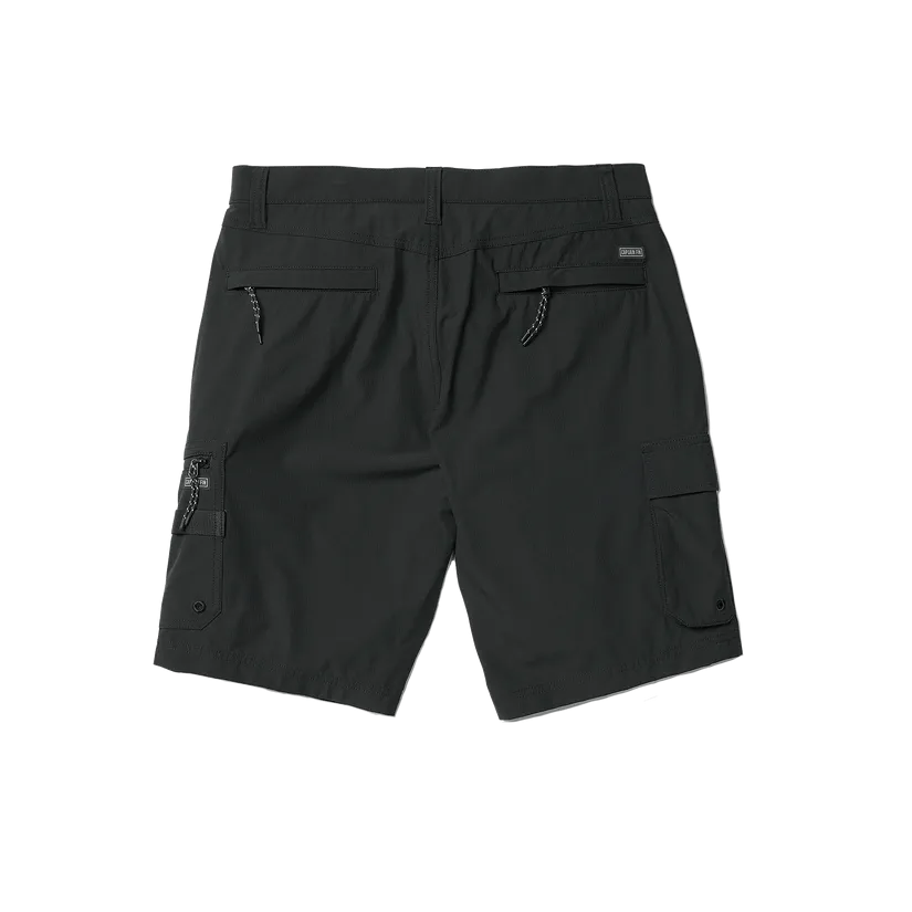 CAPTAIN FIN Big Story Fish Shorts - Black