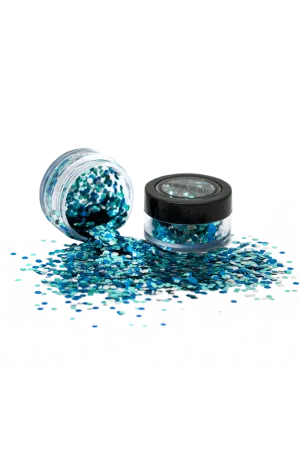 Chunky Blue Mix Bio Glitter