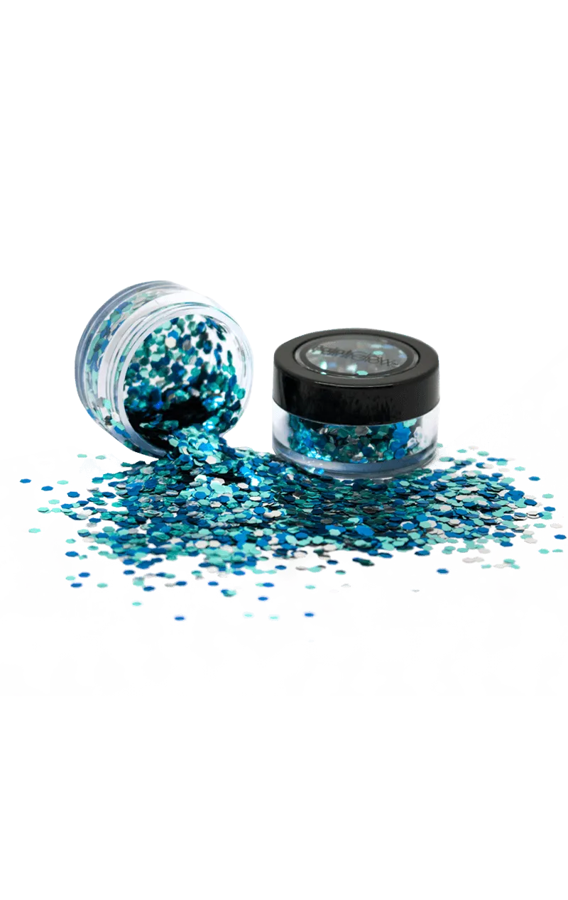 Chunky Blue Mix Bio Glitter