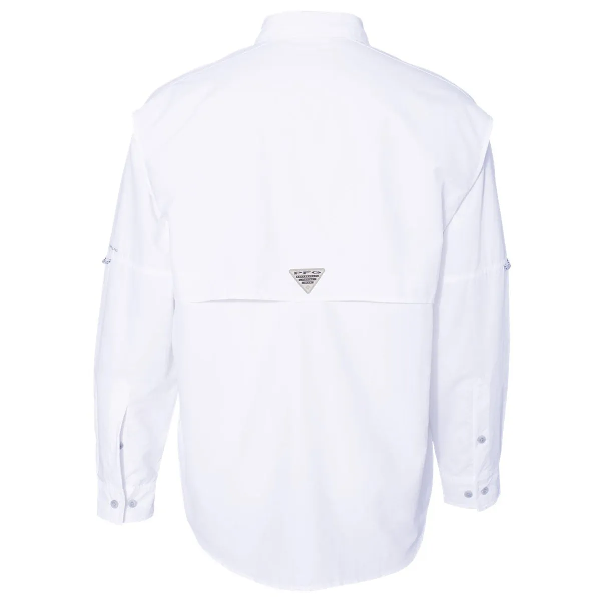 Columbia Men's White PFG Bahama Long Sleeve Shirt
