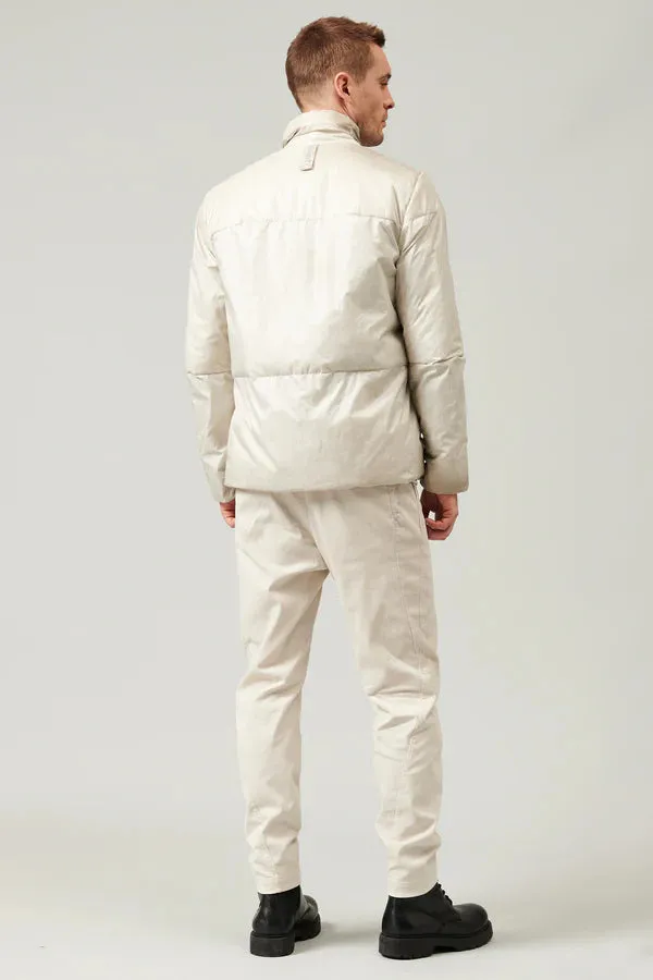 Cotton and Nylon Water-Repellent Reversible Jacket