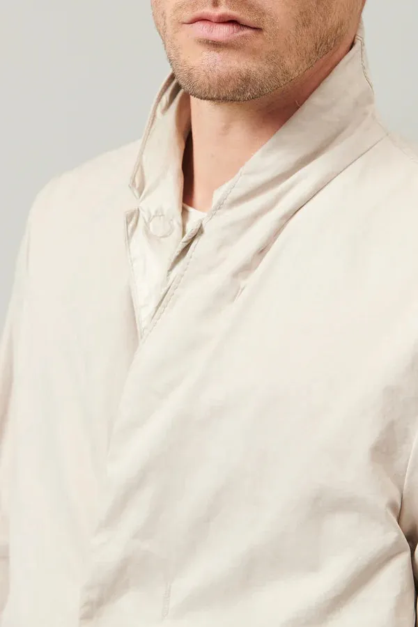 Cotton and Nylon Water-Repellent Reversible Jacket