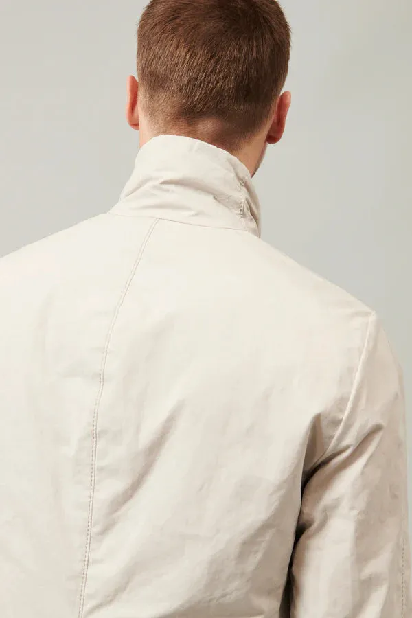 Cotton and Nylon Water-Repellent Reversible Jacket