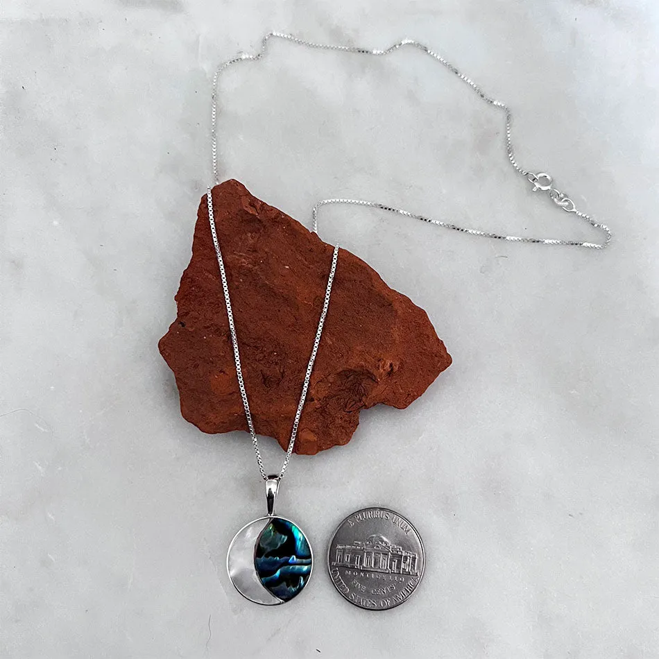 Crescent Moon Necklace - Sterling Silver, Indonesia