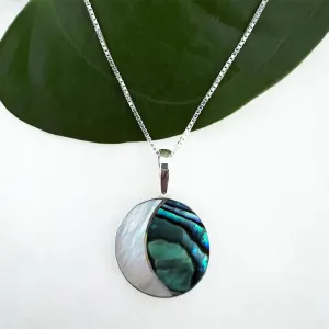 Crescent Moon Necklace - Sterling Silver, Indonesia