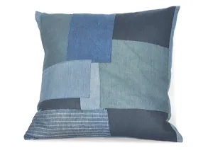 Deep Sea Cushion 002, Multi Indigo