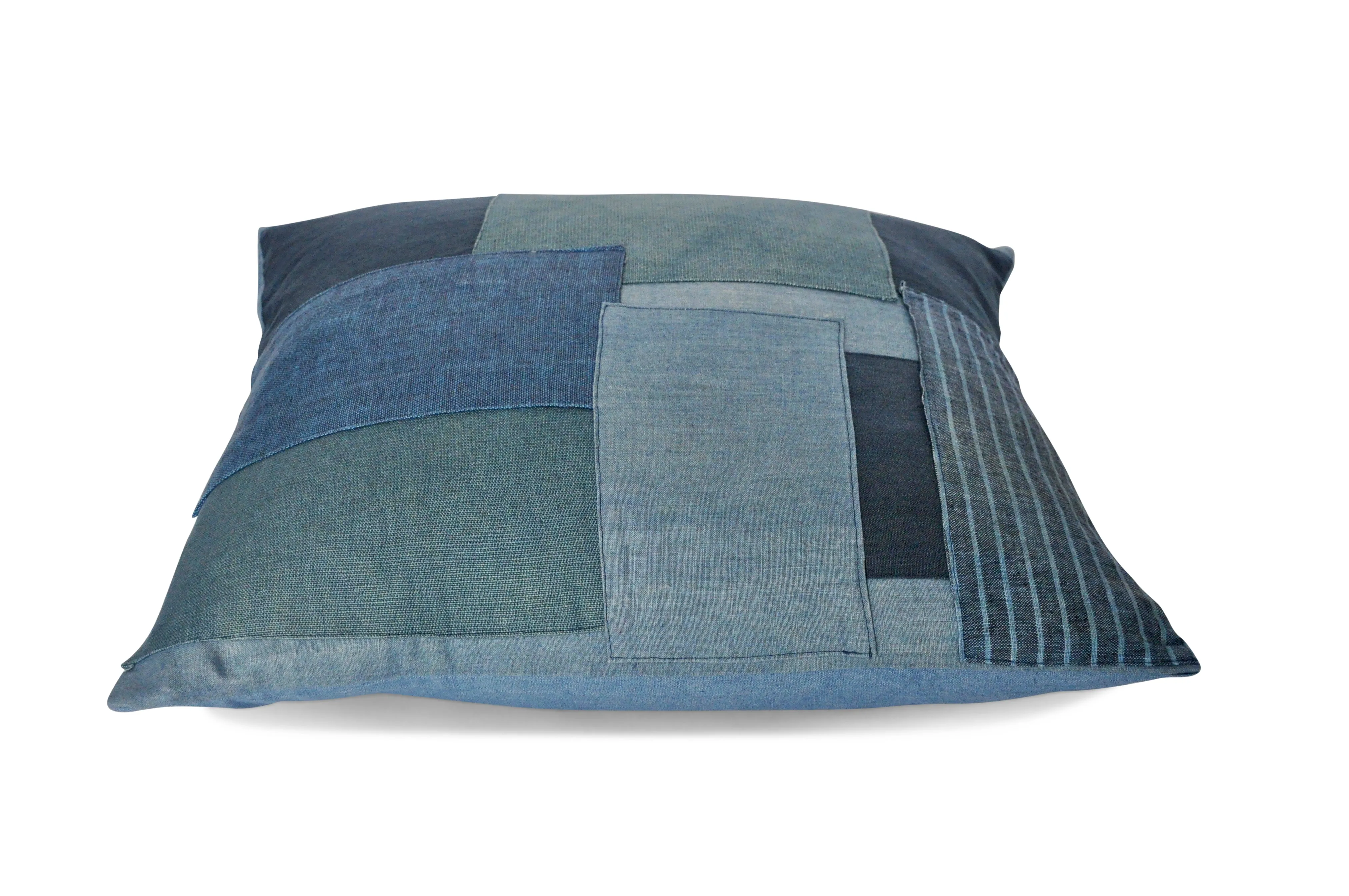 Deep Sea Cushion 002, Multi Indigo