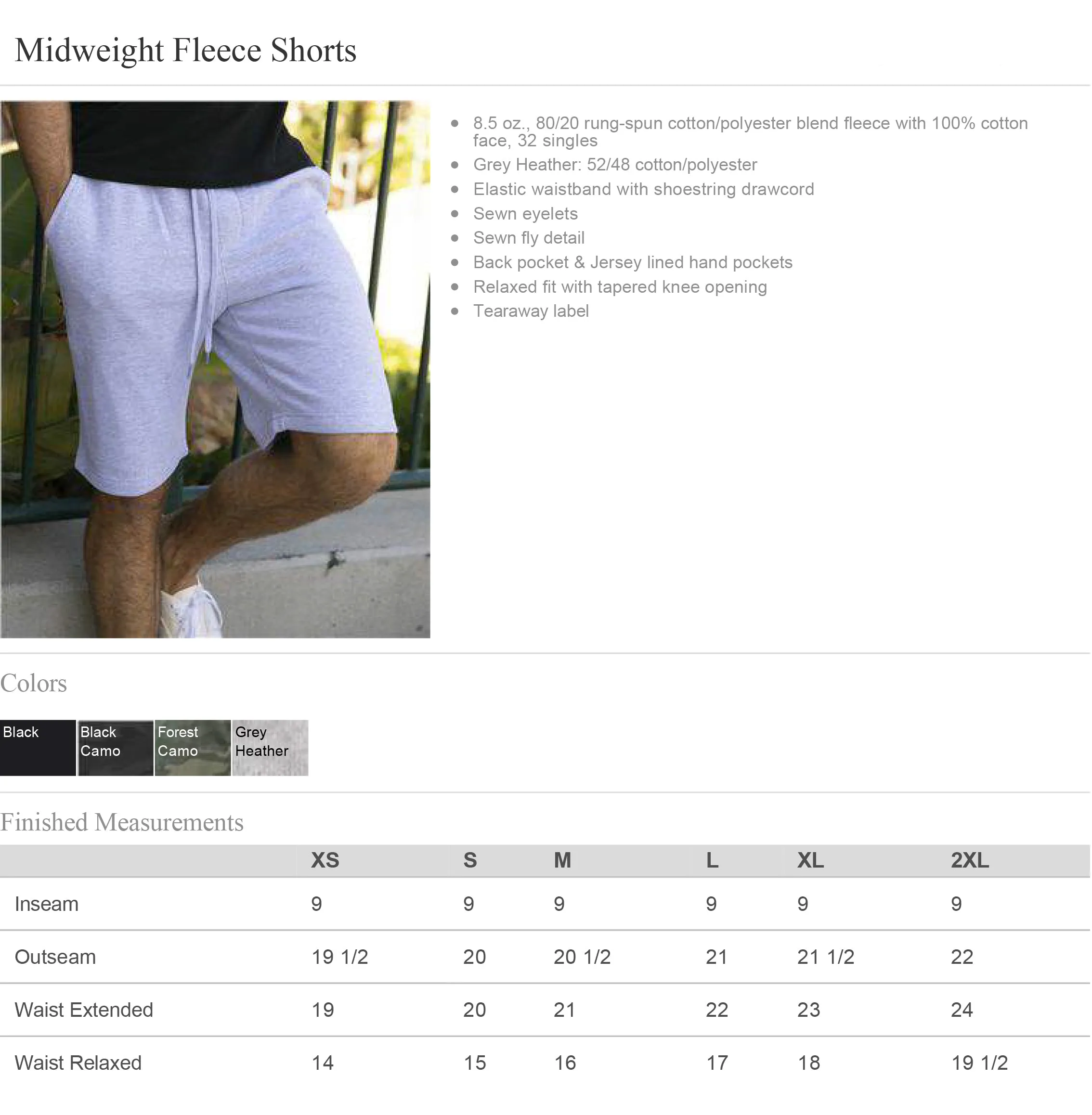 Delta Sigma Pi Midweight Fleece Shorts